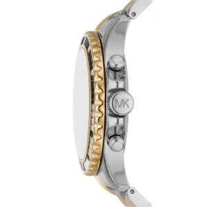 Michael Kors Women’s Quartz Two Tone Stainless Steel Black Dial 42mm Watch MK7209