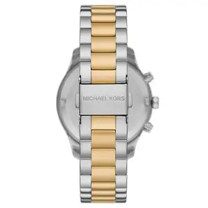 Michael Kors Women’s Quartz Two Tone Stainless Steel White Dial 40mm Watch MK7415
