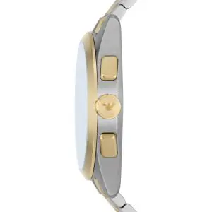 Emporio Armani Men’s Quartz Two Tone Stainless Steel Green Dial 43mm Watch AR11511