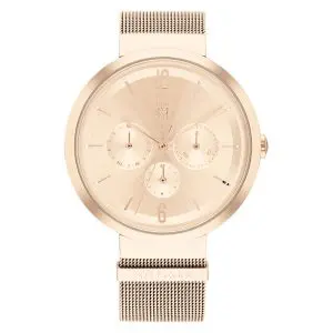 Tommy Hilfiger Women’s Quartz Rose Gold Stainless Steel Rose Gold Dial 40mm Watch 1782538