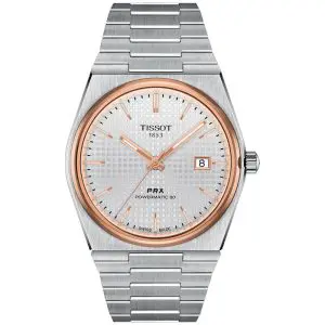 TISSOT PRX Men’s Swiss Made Powermatic Silver Stainless Steel Silver Dial 40mm Watch T137.407.21.031.00