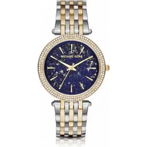 Michael Kors Women’s Quartz Two Tone Stainless Steel Blue Dial 39mm Watch MK3401