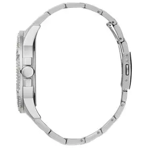 Guess Men’s Quartz Silver Stainless Steel Silver Dial 48mm Watch GW0497G1