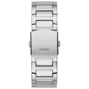 Guess Men’s Quartz Silver Stainless Steel Silver Dial 48mm Watch GW0497G1