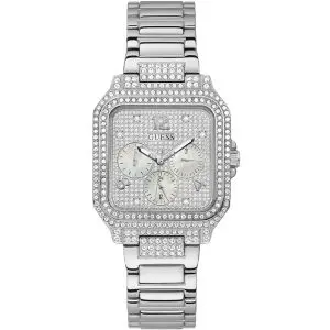 Guess Women’s Quartz Silver Stainless Steel Silver Dial 36mm Watch GW0472L1