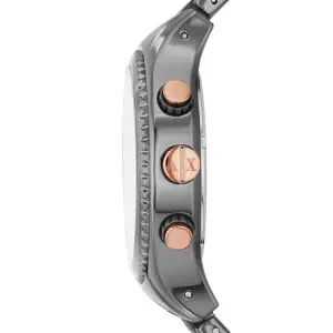 Armani Exchange Men’s Quartz Grey Stainless Steel Grey Dial 45mm Watch AX1603