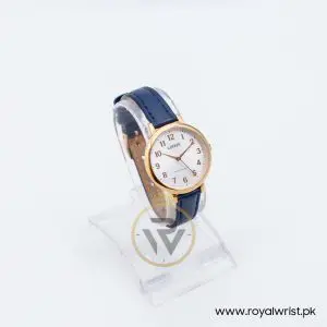 Lorus by Seiko Women’s Quartz Blue Leather Strap White Dial 32mm Watch RG234MX8