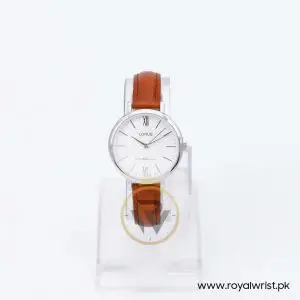 Lorus by Seiko Women’s Quartz Brown Leather Strap White Dial 32mm Watch RG263LX9