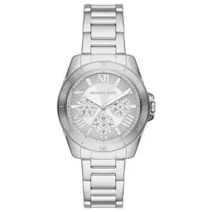Michael Kors Women’s Quartz Silver Stainless Steel White Dial 36mm Watch MK7263