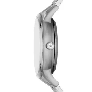 Emporio Armani Men’s Automatic Silver Stainless Steel Black Dial 43mm Watch AR60055