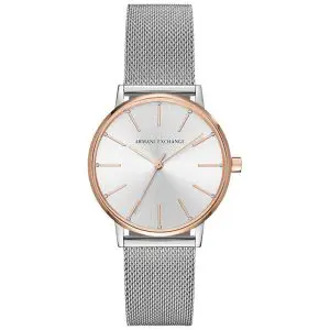 Armani Exchange Women’s Quartz Silver Stainless Steel Silver Dial 36mm Watch AX5537