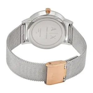 Armani Exchange Women’s Quartz Silver Stainless Steel Silver Dial 36mm Watch AX5537