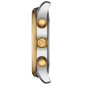 Alternative view of TISSOT Men’s Swiss Made Quartz Two-tone Stainless Steel Green Dial 45mm Watch T116.617.22.091.00 (Factory Leftover)