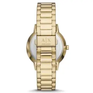 Armani Exchange Men’s Quartz Gold Stainless Steel Black Dial 42mm Watch AX2747