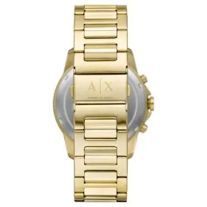 Armani Exchange Men’s Quartz Gold Stainless Steel Green Dial 44mm Watch AX1746