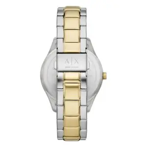 Armani Exchange Men’s Quartz Two Tone Stainless Steel Black Dial 42mm Watch AX1865