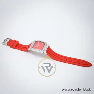 Elle Women’s Quartz Red Silicone Strap Red Dial 29mm Watch EL20039P04N