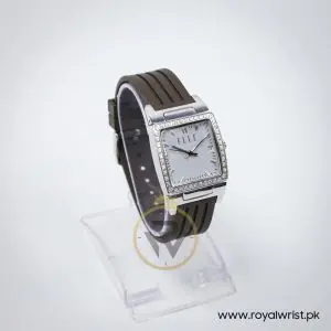 Elle Women’s Quartz Grey Silicone Strap Off White Dial 29mm Watch EL20052P03N