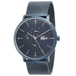 Lacoste Men’s Quartz Blue Stainless Steel Blue Dial 40mm Watch 2011058
