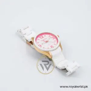 Superdry Unisex Quartz White Silicone Chain White Dial 39mm Watch SYL134P