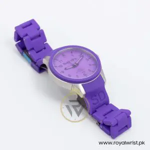 Superdry Women’s Quartz Purple Silicone Chain Purple Dial 39mm Watch SYL120V