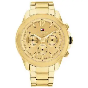 Tommy Hilfiger Men’s Quartz Gold Stainless Steel Gold Dial 46mm Watch 1792060