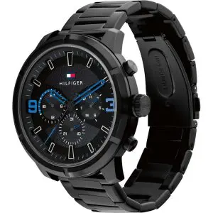 Tommy Hilfiger Men’s Quartz Black Stainless Steel Black Dial 50mm Watch 1792070