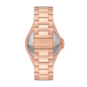 Michael Kors Men’s Quartz Rose Gold Stainless Steel Black Dial 45mm Watch MK8940
