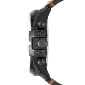 Alternative view of Diesel Men’s Quartz Brown Leather Strap Grey Dial 51mm Watch DZ4463