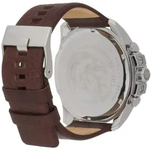 Alternative view of Diesel Men’s Quartz Brown Leather Strap Blue Dial 54mm Watch DZ4281