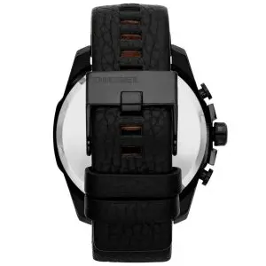 Diesel Men’s Quartz Black Leather Strap Black Dial 51mm Watch DZ4291 - Image 3