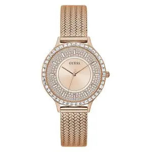 Guess Women’s Quartz Rose Gold Stainless Steel Rose Gold Dial 38mm Watch GW0402L3