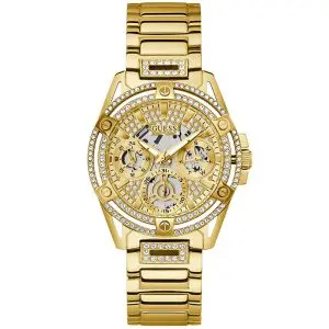 Guess Women’s Quartz Gold Stainless Steel Champagne Dial 40mm Watch GW0464L2