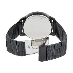 Guess Men’s Quartz Black Stainless Steel Black Dial 44mm Watch W1263G3