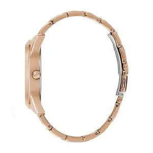 Guess Women’s Quartz Rose Gold Stainless Steel Rose Gold & Silver Dial 42mm Watch GW0020L3