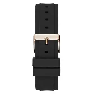 Guess Women’s Quartz Black Silicone Strap Black Dial 39mm Watch W1094L6