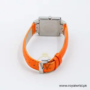 Hugo Boss Women’s Quartz Orange Leather Strap Mother Of Pearl Dial 31mm Watch 1502157
