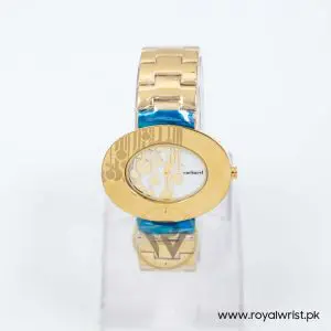 Cacharel Women’s Quartz Gold Stainless Steel Mother Of Pearl Dial 40mm Watch CN3214