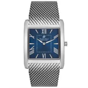 Beverly Hills Polo Club Silver Stainless Steel Blue Dial 36mm Watch BP3036X.390