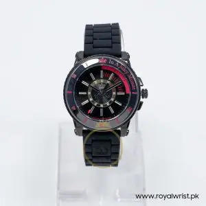 Juicy Couture Women’s Quartz Black Silicone Strap Black Dial 38mm Watch 1900785