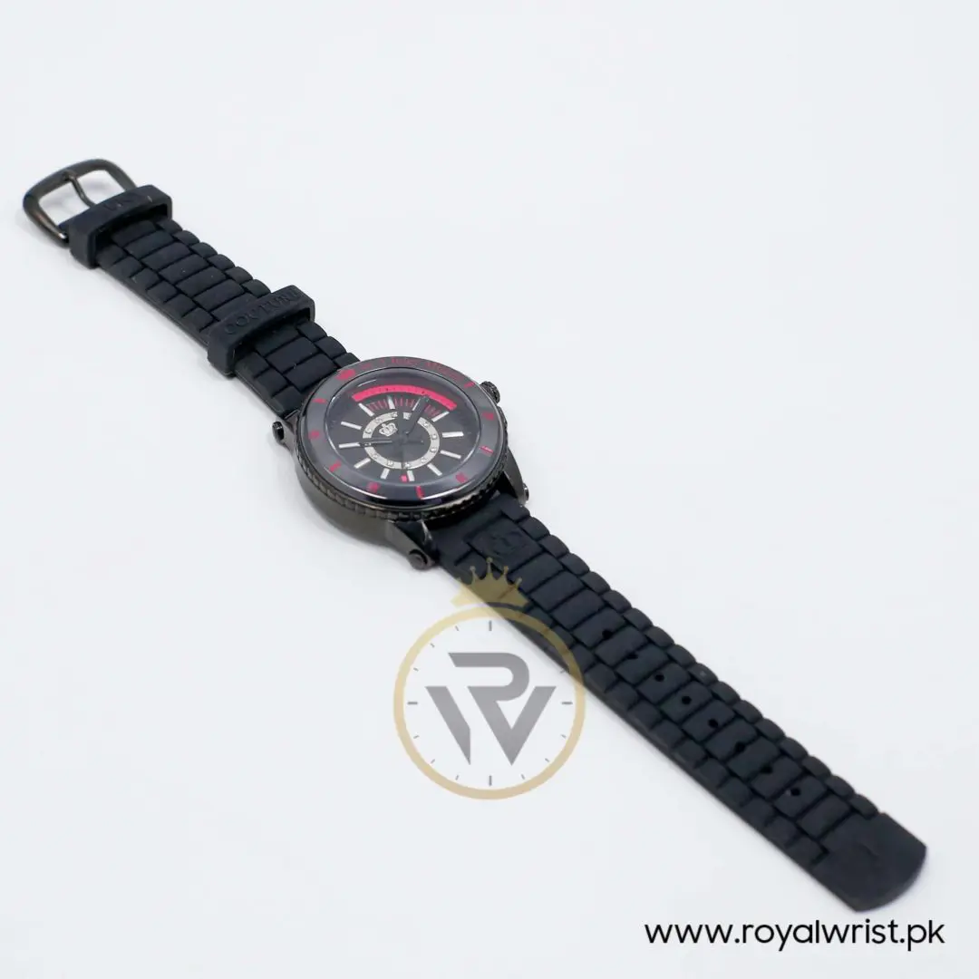Juicy Couture Women’s Quartz Black Silicone Strap Black Dial 38mm Watch 1900785