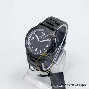 Nixon Men’s Quartz Black Stainless Steel Black Dial 44mm Watch A960022