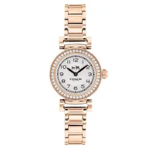 Coach Women’s Quartz Rose Gold Stainless Steel White Dial 23mm Watch 14502405