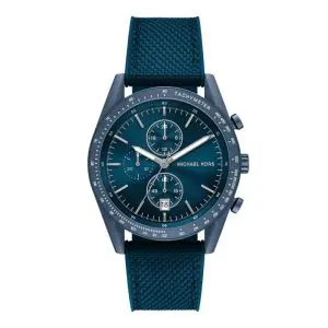Michael Kors Men’s Quartz Blue Nylon Strap Blue Dial 42mm Watch MK9142