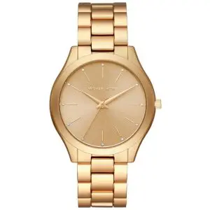 Michael Kors Women’s Quartz Gold Stainless Steel Gold Dial 42mm Watch MK4501