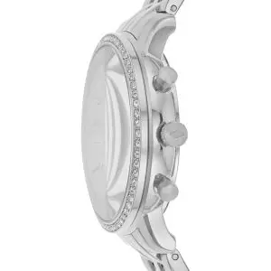 Fossil Women’s Quartz Silver Stainless Steel Silver Dial 36mm Watch ES5217