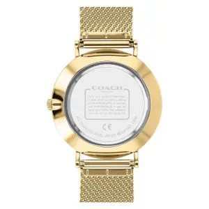 Coach Men’s Quartz Gold Stainless Steel Blue Dial 41mm Watch 14602551