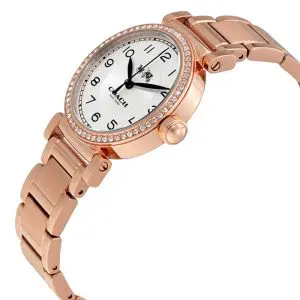 Coach Women’s Quartz Rose Gold Stainless Steel White Dial 32mm Watch 14502398