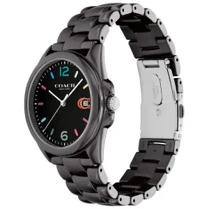 Coach Women’s Quartz Black Ceramic Chain Black Dial 36mm Watch 14503927