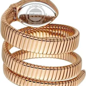 Just Cavalli Women’s Quartz Rose Gold Snake Stainless Steel Bottle Green Dial 22mm Watch JC1L248M0045 - Image 3